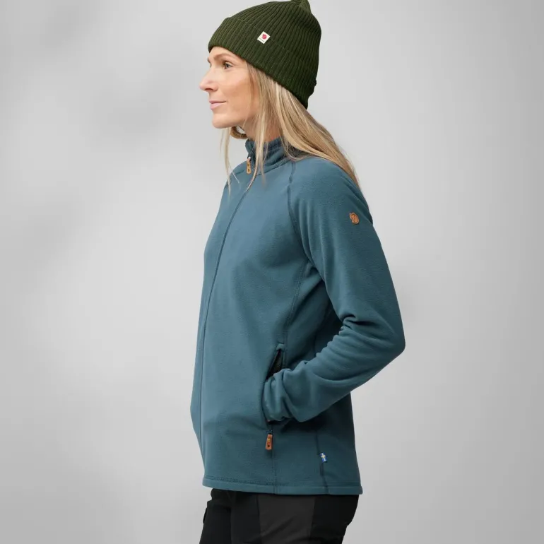 Fjallraven Womens Ovik Lite Fleece Jacket - Mountain Blue