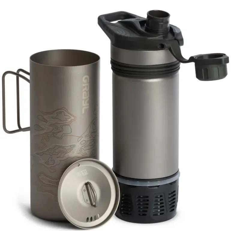 GRAYL GeoPress Ti Purifier Plus Cook Lid - Covert Black