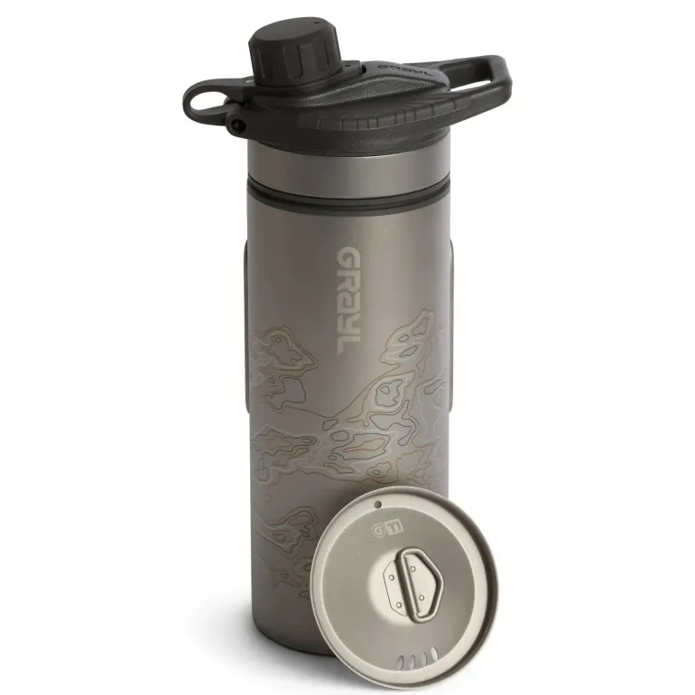 GRAYL GeoPress Ti Purifier Plus Cook Lid - Covert Black