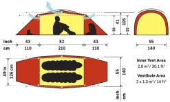 Hilleberg Tarra Tent - Red