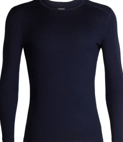 Icebreaker Mens 260 Tech LS Crewe - Midnight Navy