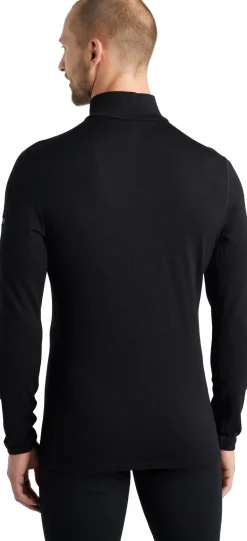 Icebreaker Mens 260 Tech LS Half Zip Top - Black