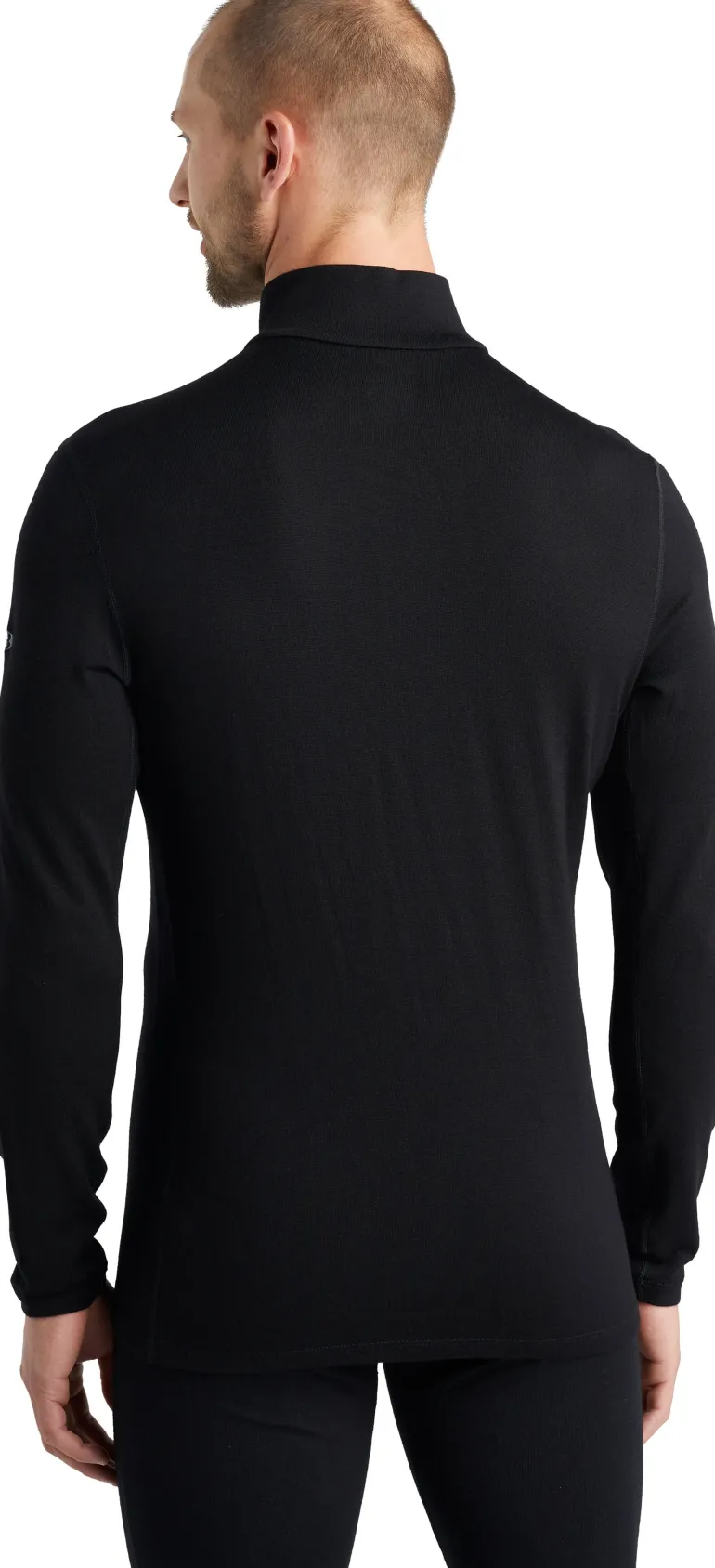 Icebreaker Mens 260 Tech LS Half Zip Top - Black