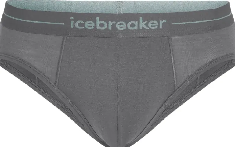 Icebreaker Mens Anatomica Briefs - Jet Heather
