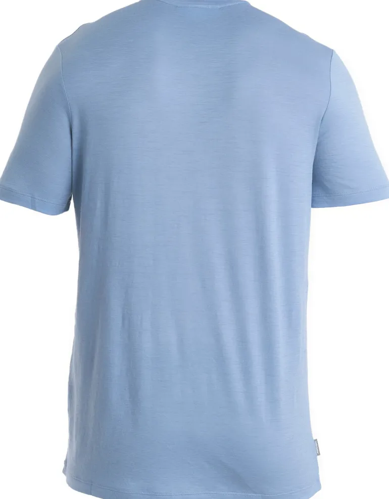 Icebreaker Mens Merino 150 Tech Lite III SS Tee - Van Camp - Kyanite