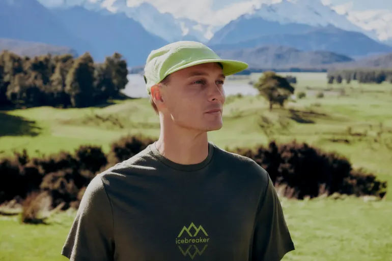 Icebreaker Mens Merino 150 Tech Lite III SS Tee - Logo Reflective - Loden