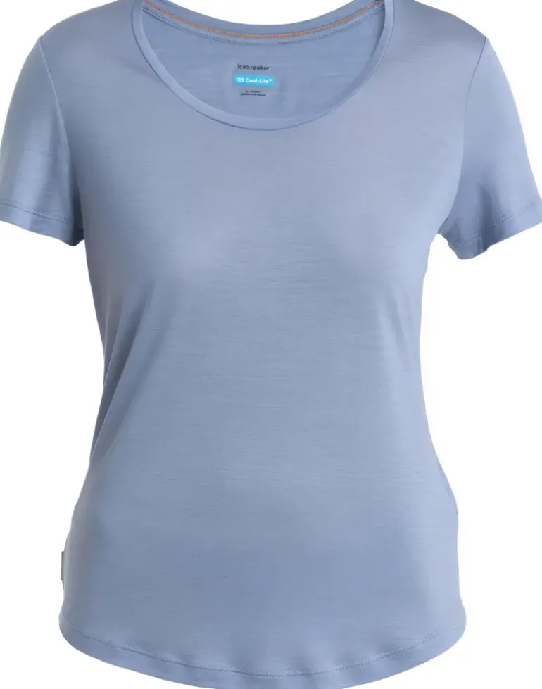Icebreaker Womens Merino 125 Cool-Lite Sphere III SS Scoop Tee - Kyanite