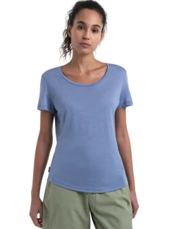 Icebreaker Womens Merino 125 Cool-Lite Sphere III SS Scoop Tee - Kyanite
