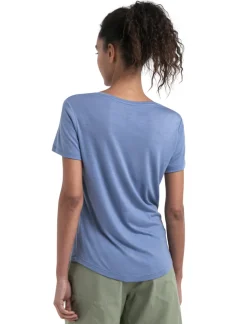 Icebreaker Womens Merino 125 Cool-Lite Sphere III SS Scoop Tee - Kyanite
