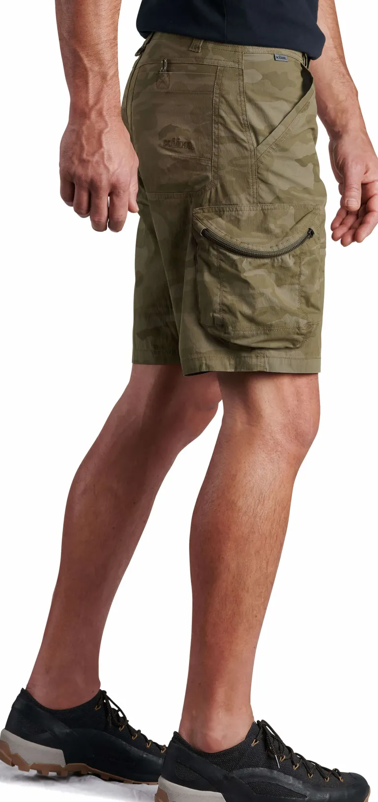 Kuhl Mens Ambush Cargo Shorts - Green Camo