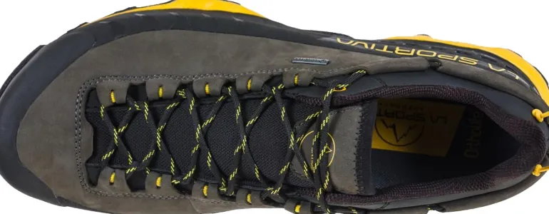 La Sportiva Mens TX5 Low GTX Shoes - Carbon-Yellow