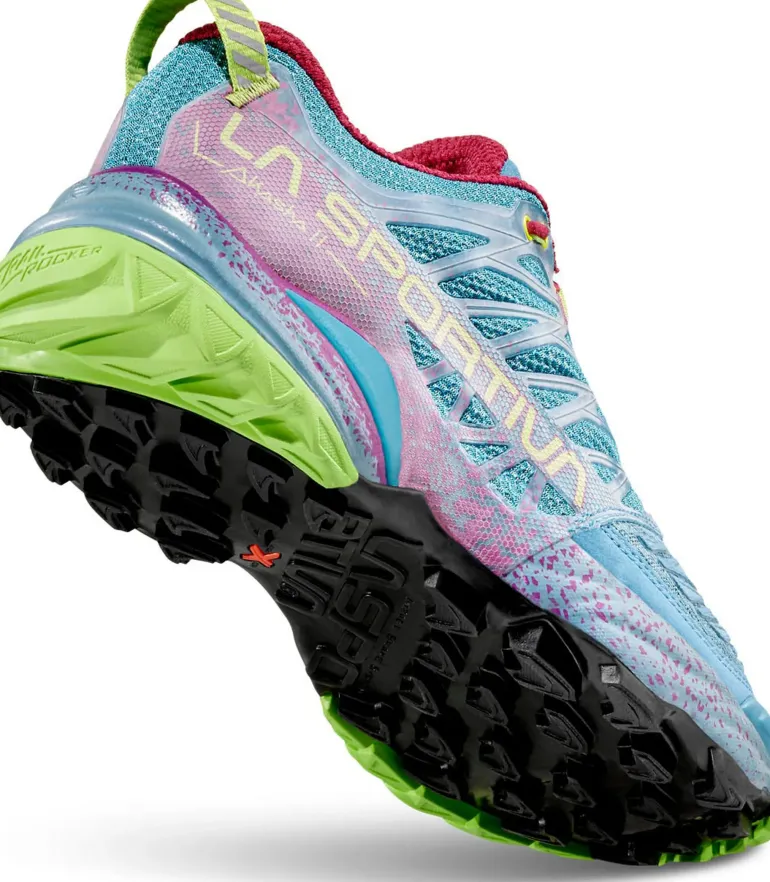 La Sportiva Womens Akasha II Running Shoe - Topaz-Red Plum