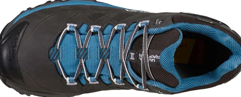 La Sportiva Womens Ultra Raptor II Leather GTX Shoes - Carbon-Atlantic