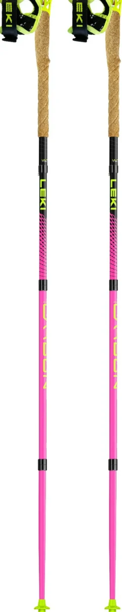 Leki Ultratrail FX.One Trail Running Poles - Neon Pink-Black-Neon Yellow