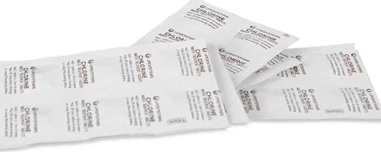 Lifesystems Chlorine Water Purification Tablets