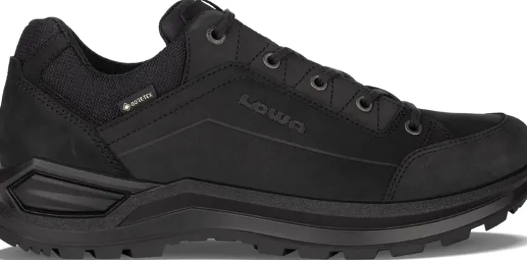 Lowa Mens Renegade Evo GTX Lo Shoes - Black-Black