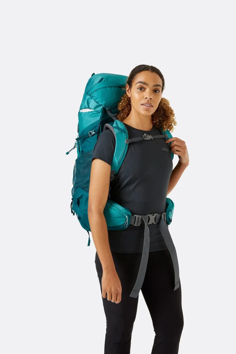 Lowe Alpine Womens Sirac ND40 Rucksack - Sagano Green-Storm Green