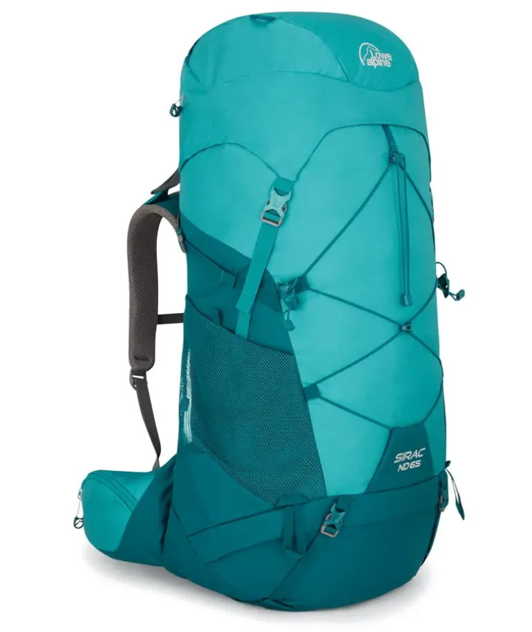 Lowe Alpine Womens Sirac ND65 Rucksack - Sagano Green-Storm Green
