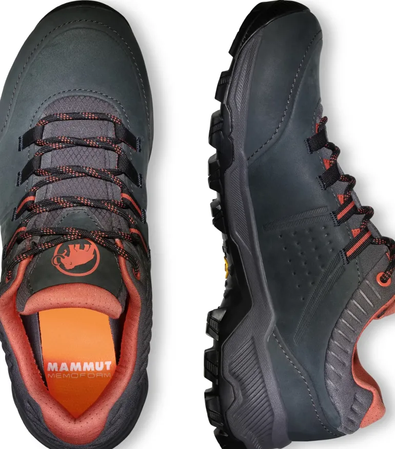 Mammut Womens Nova IV Low GTX Shoes - Black-Apricot Brandy