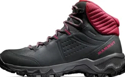 Mammut Womens Nova IV Mid GTX Boots - Black-Blood Red