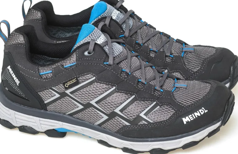 Meindl Mens Activo GTX Shoes - Anthracite-Ocean