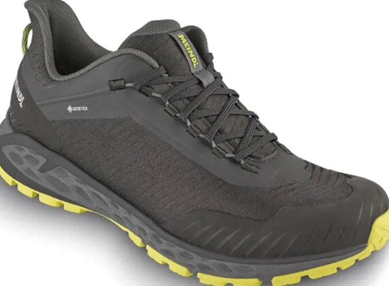 Meindl Mens Power Walker 4.2 Shoes - Graphite-Maize