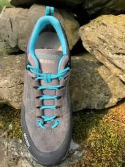 Meindl Womens Ontario GTX Shoes - Grey-Azure