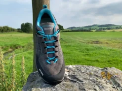 Meindl Womens Ontario GTX Shoes - Grey-Azure