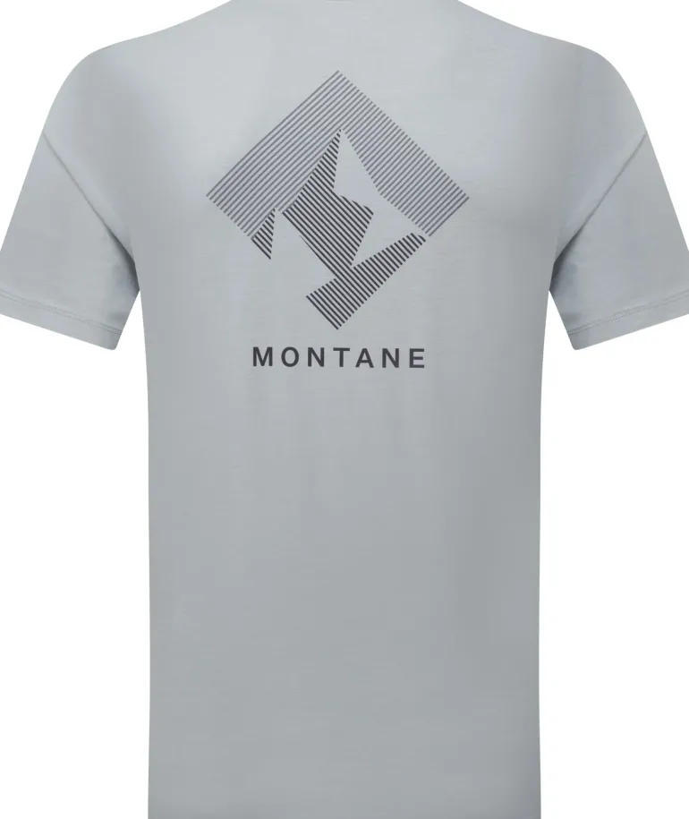 Montane Mens Alhena Mountain 25 T-Shirt - Pebble Blue
