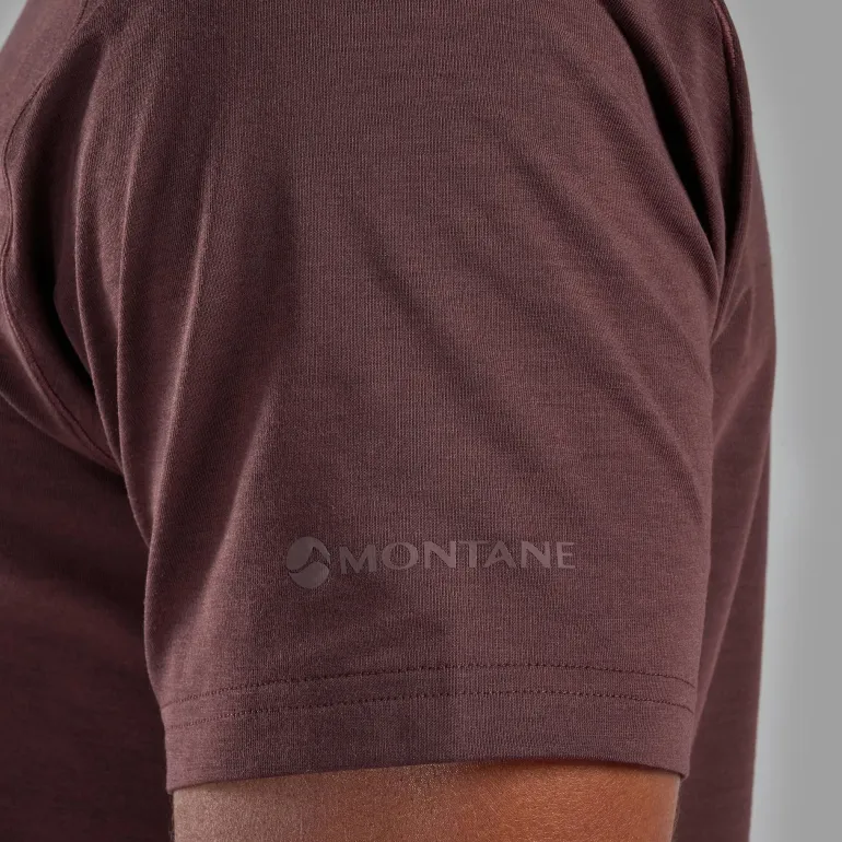 Montane Mens Alhena T Shirt - Dark Garnet