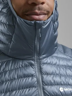 Montane Mens Alpine 850 Nano Hoodie - Stone Blue