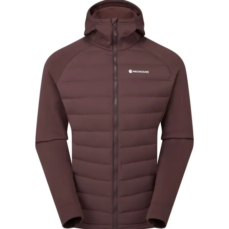 Montane Mens Composite Hoodie - Dark Garnet