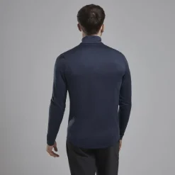 Montane Mens Dart Zip Neck - Eclipse Blue