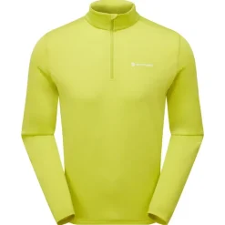Montane Mens Dart Zip Neck - Citrus Spring