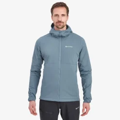 Montane Mens Fireball Lite Hoodie - Stone Blue