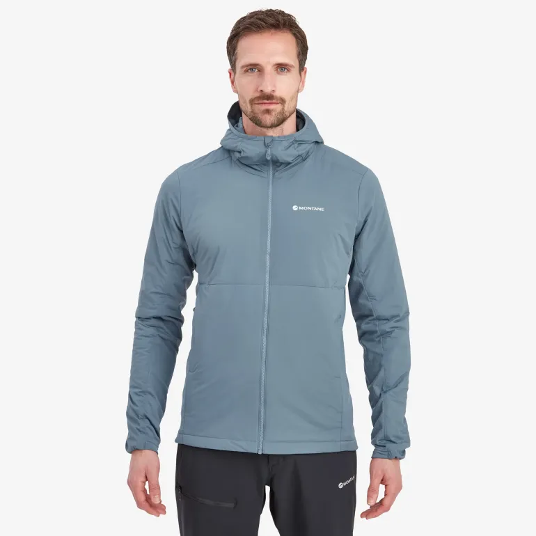 Montane Mens Fireball Lite Hoodie - Stone Blue
