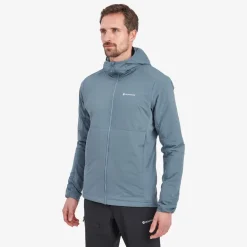 Montane Mens Fireball Lite Hoodie - Stone Blue