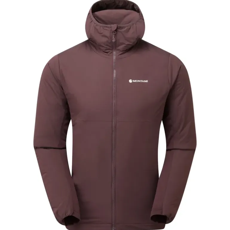 Montane Mens Fireball Lite Hoodie - Dark Garnet