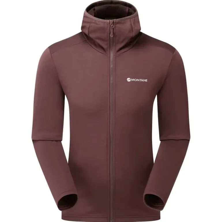 Montane Mens Protium Hoodie - Dark Garnet