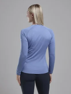 Montane Womens Dart Long Sleeve T-Shirt - Cornflower
