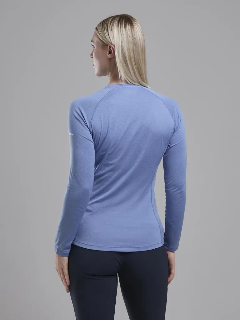 Montane Womens Dart Long Sleeve T-Shirt - Cornflower