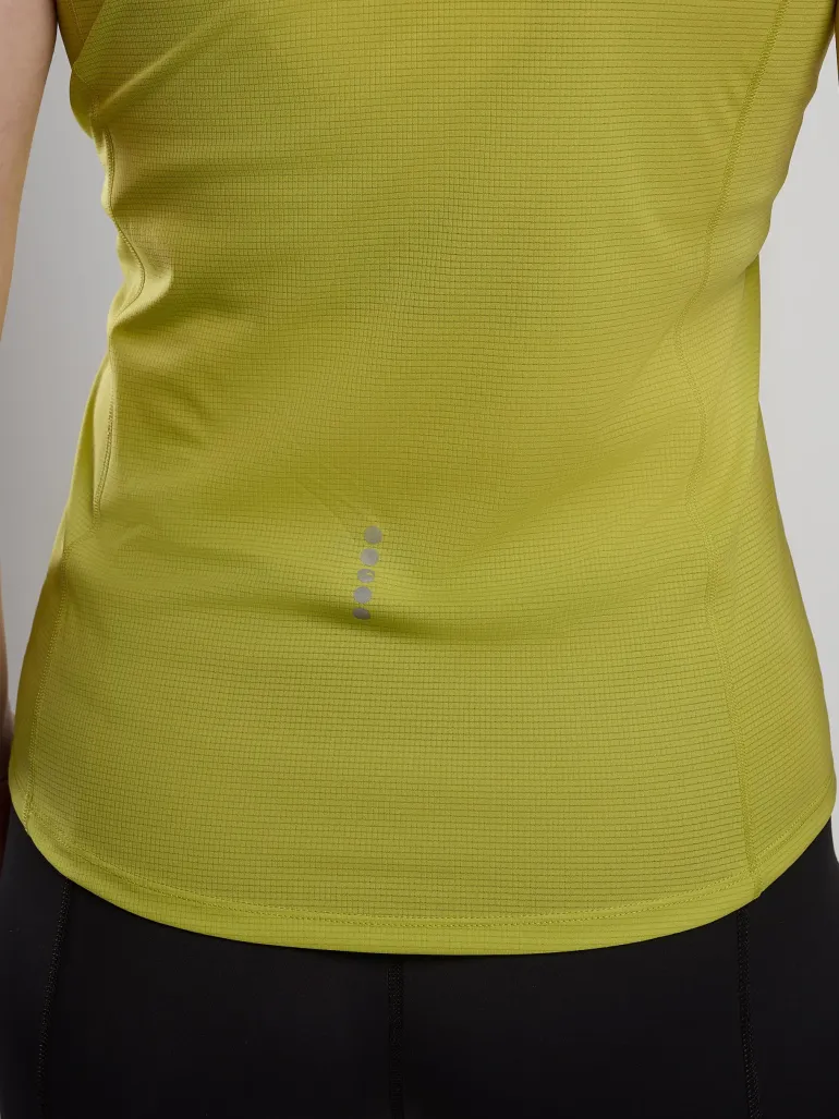 Montane Womens Dart Nano Zip T-Shirt - Citrus Spring