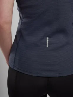 Montane Womens Dart Nano Zip T-Shirt - Eclipse Blue