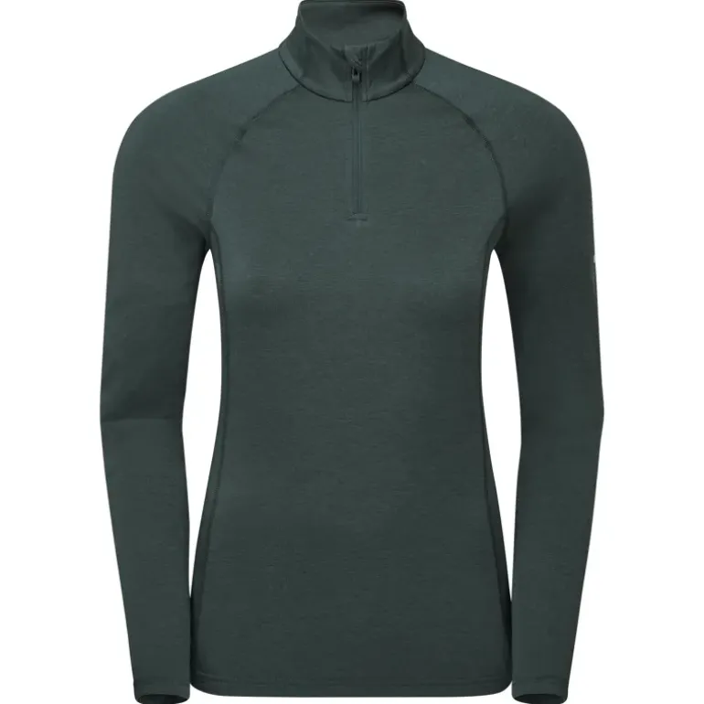 Montane Womens Dart XT Zip Neck - Deep Forest