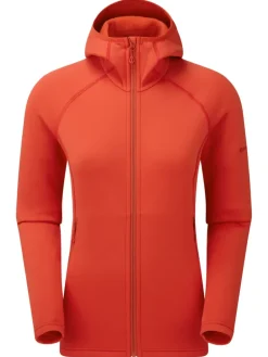 Montane Womens Fury Hoodie - Saffron Red
