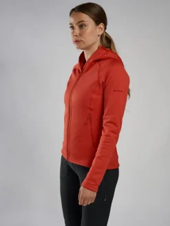 Montane Womens Fury Hoodie - Saffron Red