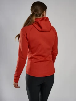 Montane Womens Fury Hoodie - Saffron Red