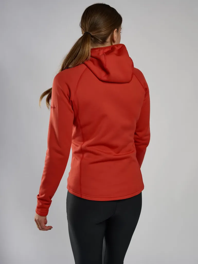 Montane Womens Fury Hoodie - Saffron Red