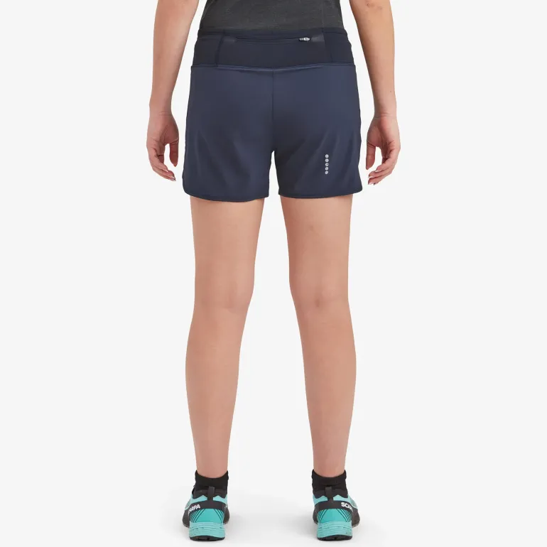 Montane Womens Slipstream Twin Skin Shorts - Eclipse Blue