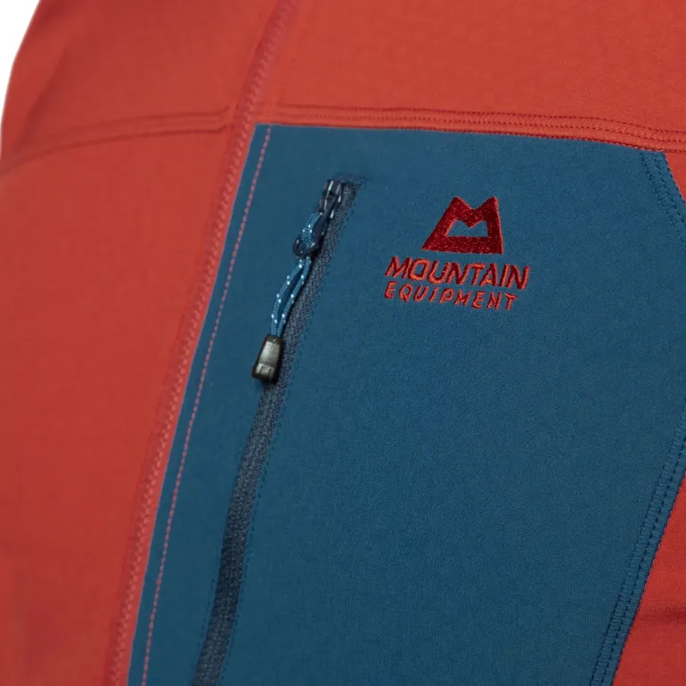 Mountain Equipment Mens Arrow 1/4 Zip - Anvil-Redrock